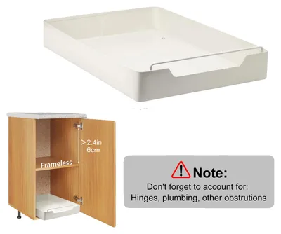 Image de Étagère de cuisine, modèle coulissant, rangement peu encombrant, 1 pièce