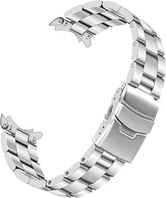 Image de Bracelet en acier inoxydable pour hommes et femmes - 20mm/22mm - Noir et argent