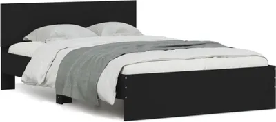 Obrázok produktu pre vidaXL Rám postele s čelom čierny 120x200 cm