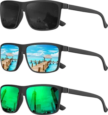 Immagine prodotto di Occhiali da sole polarizzati UV400 uomo/donna stile vintage