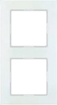 Produktbild von Jung 2fach Rahmen A creation Mattweiß AC582GLWMT (AC582GLWMT)