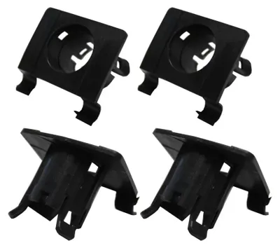 Productafbeelding van 4x PDC-parkeersensormodule voor de bumper, bevestigingsbeugel, houder, 24 mm. Parkeersensorhouder.