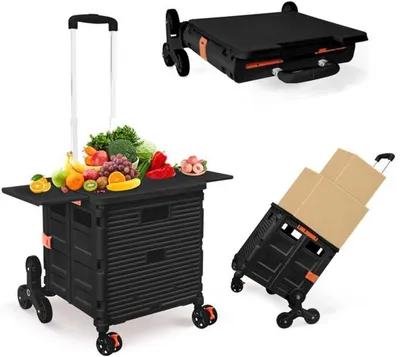 Produktbild von Opvouwbare multifunktionale Kinderwagen mit Kletterraden und magnetischem Deckel