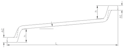 Produktbild von Projahn Doppelringschlüssel 36 x 41 mm