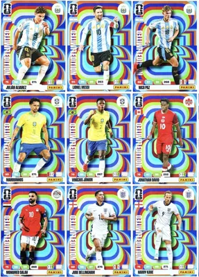 Produktbild von SET OF 10 LIMITED EDITION XXL WORLD CUP 2026 PANINI CARDS – large