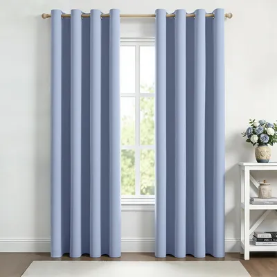 Produktbild von Verdunkelungsvorhänge Set von 2, 245 cm lang, azurblau