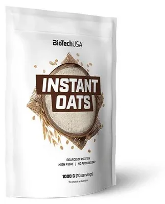Image de Flocons d'avoine - Biotech USA - Instant Oats (1kg) - Saveur Nature