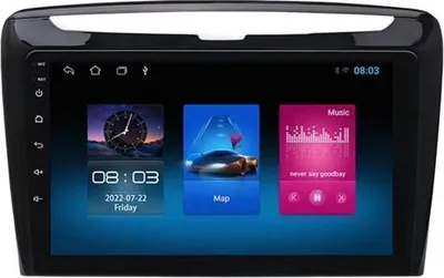 Immagine prodotto di Autoradio con Bluetooth e CarPlay per Lancia Ypsilon (2012-2020) - Compatibile con Apple e Android - Impianto stereo - Sistema di navigazione - 1 GB/16 GB