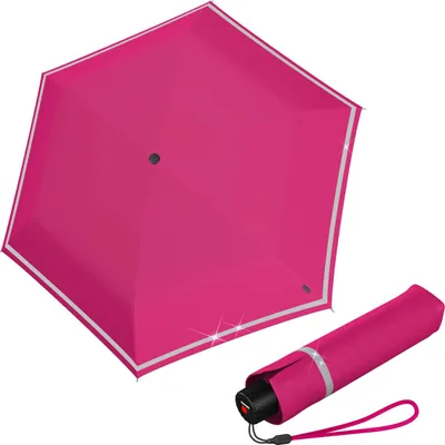 Zdjęcie produktu dla Lekki parasol składany Knirps Knirps Rookie Flamingo Reflective