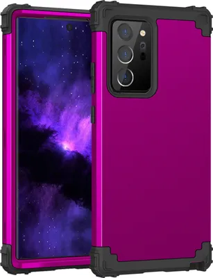 Immagine prodotto di Custodia per Samsung Galaxy Note 20 Ultra Hybrid 3in1 PC e TPU antiurto, custodia resistente Viola