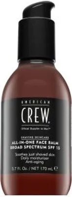 Produktbild von American Crew Shaving Skincare All-In-One Face Balm Broad Spectrum SPF15 beruhigendes After-Shave-Balsam für Männer 170 ml