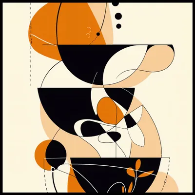 Produktbild von Plakat 70x70cm Tanzkreise