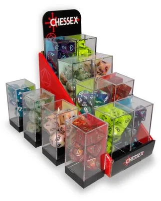 Immagine prodotto di Set di dadi Chessex Mega-hedral Polyhedral Sampler 12 set multicolore