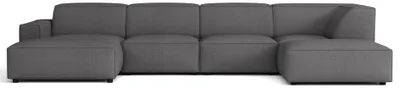 Produktbild von Selsey Sellmo - Wohnlandschaft , Dunkelgrau, 366 cm