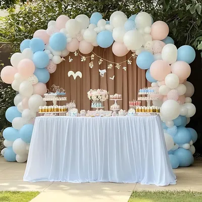 Produktbild von Famanu Ballonbogen Set 9FT - 10FT Breite mit Wasserfüllbarer Basis