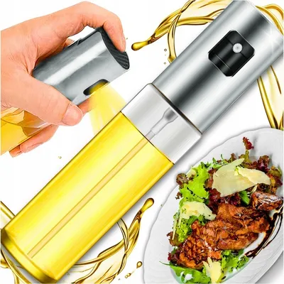 Zdjęcie produktu dla Spryskiwacz do oleju Deco 100ml - Precyzyjny dozownik do oleju, octu i sosów - Spryskiwacz kuchenny wielokrotnego użytku i łatwy do ponownego napełnienia