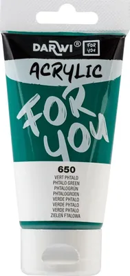 Zdjęcie produktu dla Darwi DFY Farba akrylowa Phtalo Green 75 ml 1 szt.