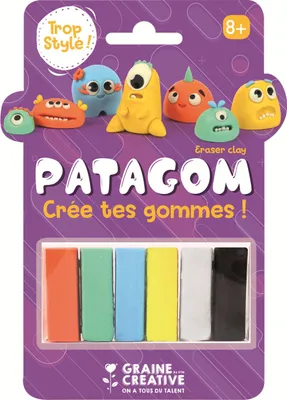 Obrázek produktu pro Patagom modelovací guma 6 barev - Monster