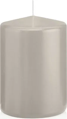 Produktbild von Wiedemann Stumpenkerzen Zinn Grau 100 x Ø 68 mm, 12 Stück