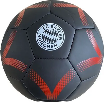 Produktbild von FC Bayern Mnichov míč velikost 5 – černo-červený oficiální fotbal