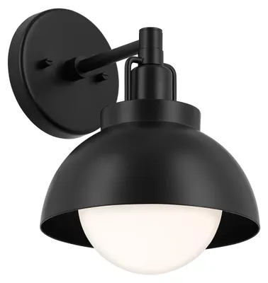 Produktbild von Elstead Niva Wandleuchte E27 Schwarz Schwarz