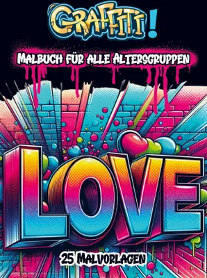 Produktbild von Ausmalbuch für Erwachsene - Graffiti