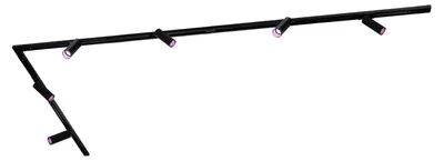 Produktbild von Ledvion Schienensystem lampen 3m 1-Phasen Schwarz 6-flammig RGB