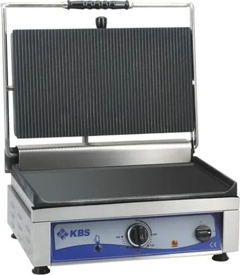 Produktbild von KBS Kontaktgrill Grillfläche 45X27 Cm Oben Gerillt & Unten Glatt 1 Heizzone
