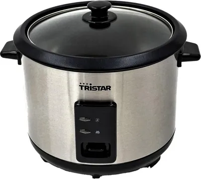 Produktbild von Tristar RK-6148, Schwarz, Silber, 1,8 l, Tasten, 0,8 m, Edelstahl, Glas