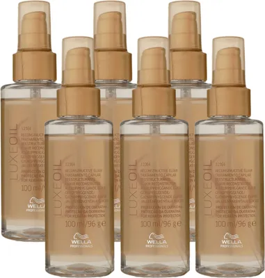 Produktbild von Wella SP Luxe Oil 6 x 100 ml Reconstructive Elixir Haaröl Set