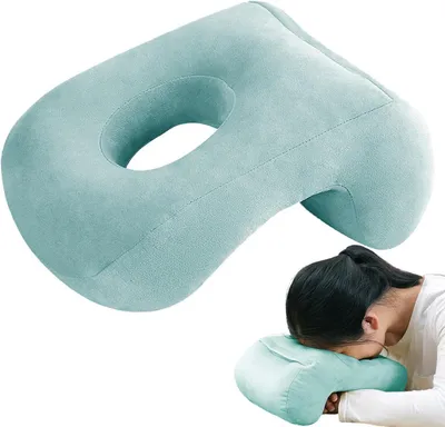 Produktbild von Verstellbare Kopfstütze für Massageliegen mit Gesichtsöffnung und weichem Ruhepolster