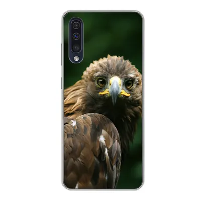 Produktbild von MuchoWow® Handyhülle Schutzhülle Hülle für Samsung Galaxy A50 Adler - Braun - Raubvogel Silikon Softcase Handy Hülle - Mobiltelefonhülle