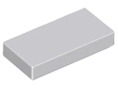 Produktbild von Lego® 1x2 Fliesen 3069 - 50 Stück Helles Bläuliches Grau