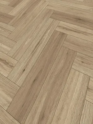 Produktbild von 1m2 - Stilewo Klebe-Vinylboden Herringbone Fischgrätenoptik Holzoptik Hohe Nutzungsklasse
