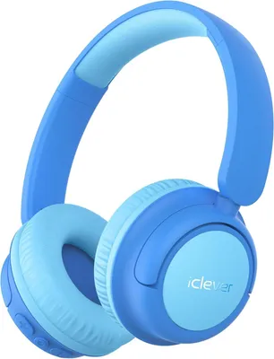 Produktbild von Bluetooth 5.4 Kopfhörer Kinder, 60 Std Akku, 74/85 dBA Lautstärkebegrenzung, Stereo-Sound, Typ-C, Over Ear mit Mikrofon für Tablet/Reisen