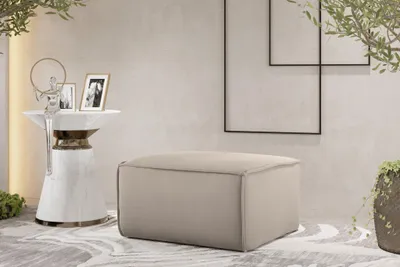 Productafbeelding van Design fauteuil CELES PREMIUM, 65x65 cm, bekleding: Opera Velvet, kleur: zand