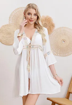 Produktbild von Tunika Strandkleid Beach Cover Up leicht und luftig, Einheitgröße, A02742