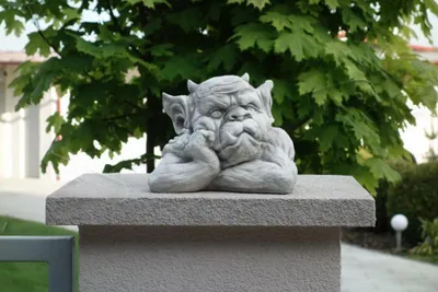 Produktbild von Troll 19cm Skulptur Design Figur Statue Garten Figuren Statuen Skulpturen 025