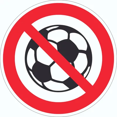 Produktbild von Ballspielen verboten Aufkleber Kreis Ø150mm