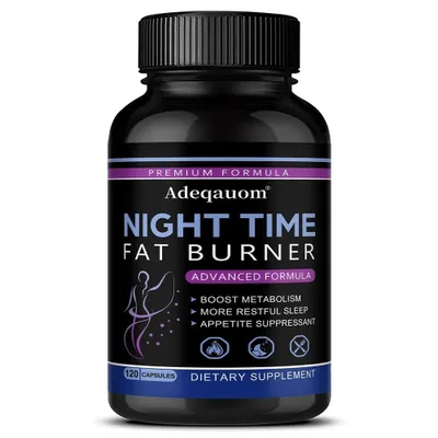 Imagen del producto de Cápsulas quemagrasas nocturnas – Estimulan el metabolismo y suprimen el apetito – Envase de 120