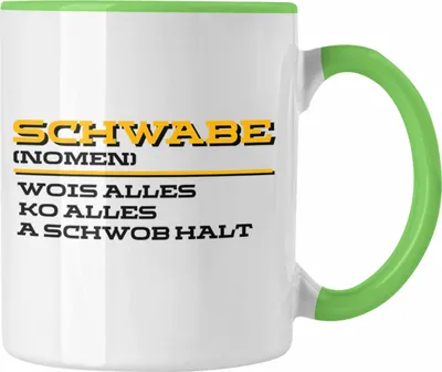 Produktbild von Trendation -  Lustige Tasse für Schwaben (Grün)