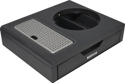 Productafbeelding van Compacte Welkomsttray voor Koffie en Thee in Zwart