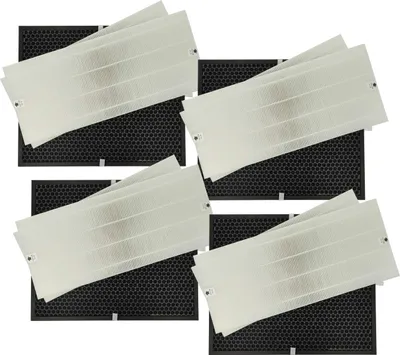 Produktbild von vhbw 8-teiliges Filter-Set kompatibel mit Winix P450, U450 Luftreiniger - HEPA-Filter, Aktivkohlefilter
