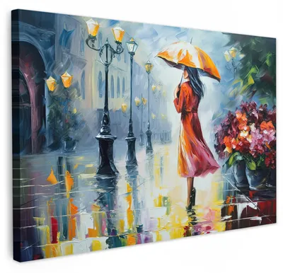 Productafbeelding van Grote canvasdoek, 120x80 cm. Decoratie voor slaapkamer en woonkamer
