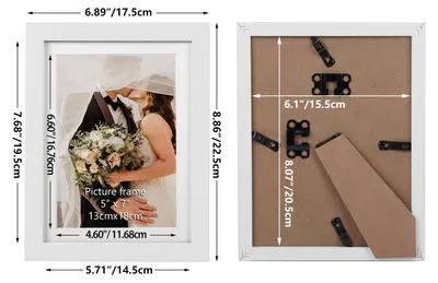 Obrázok produktu pre Sada 4 kusov rámov na fotografie, rozmery 13x18 cm s priehľadkou alebo 15x20 cm bez priehľadky