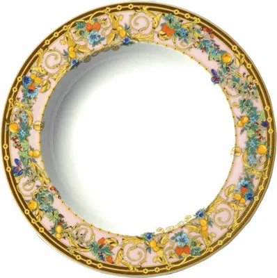 Immagine prodotto di Rosenthal Versace Suppenteller Le jardin de Versace, Porzellan, 22 cm, 19300-409609-10322