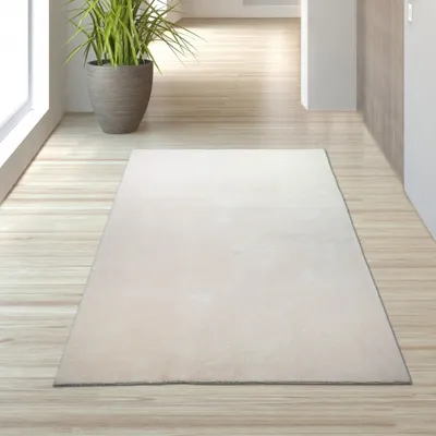 Produktbild von Teppich Shaggy Flokati in cream Größe - 80 x 150 cm