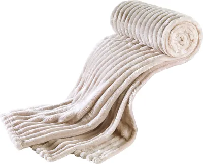 Produktbild von Holiday Heimtex Flanell-Kuscheldecke Nalu Mikrofaser 150x200 cm taupe