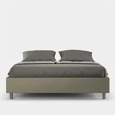 Produktbild von Doppelbett mit Bettkasten Sommier 160x200 Azelia M1 - Braun