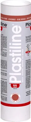 Productafbeelding van Plastiline, 1 kg, hardheidgraad 55 (medium) - Okerrood 1355T